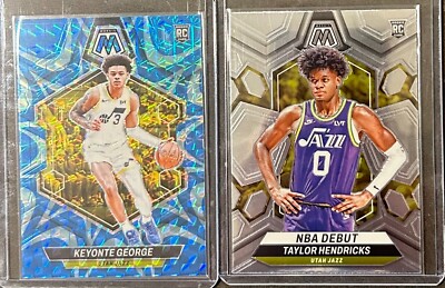 2023-24 Mosaic Basketball Utah Jazz 2 Card Rookie Insert/Parallel Trading Lot!