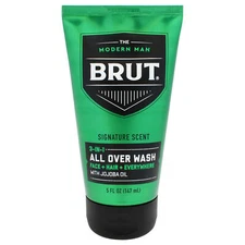 Signature Scent 3 In 1 All Over Wash by Brut for Men - 5 oz Body Wash