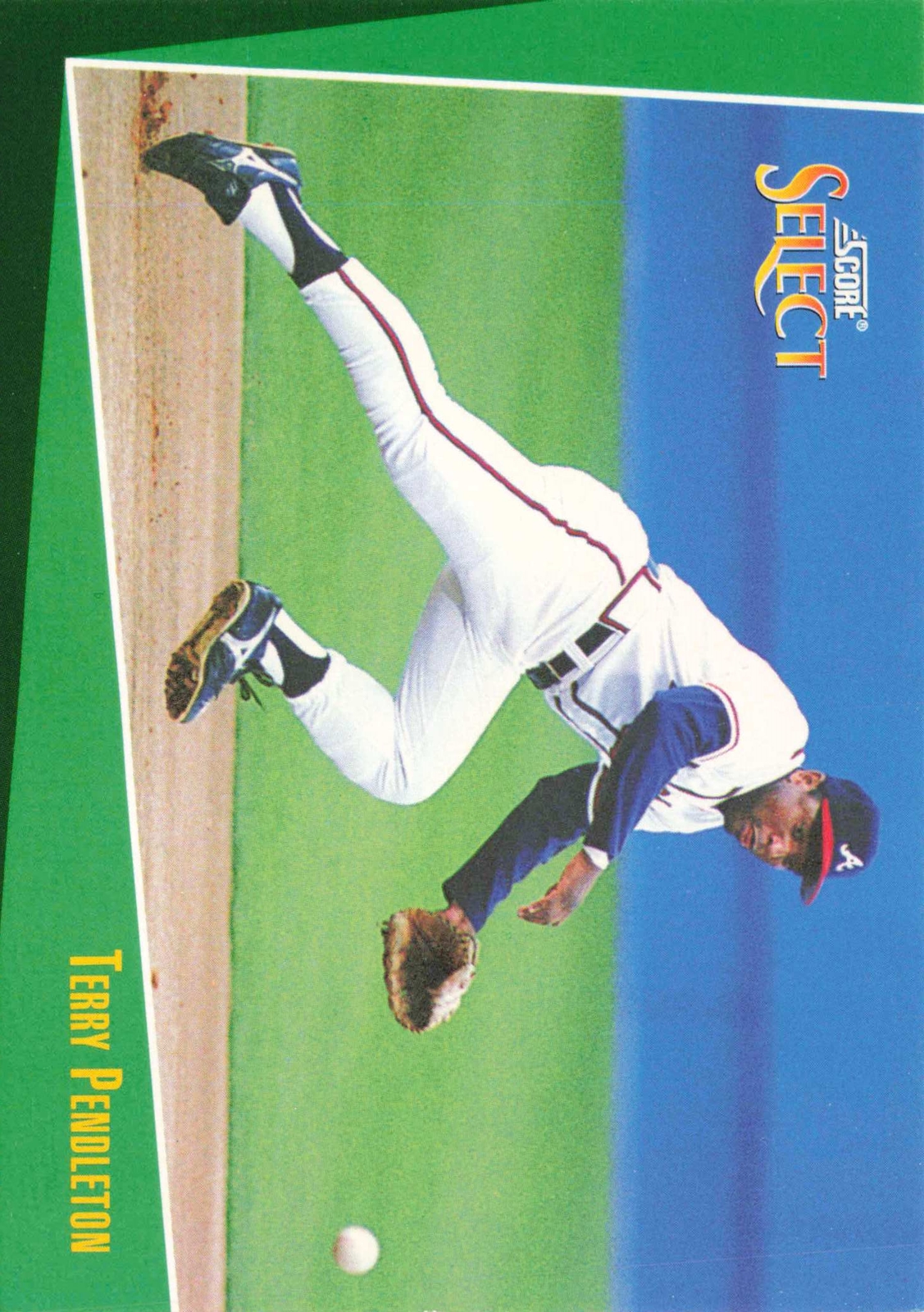 Terry Pendleton 1993 Select #17 Atlanta Braves
