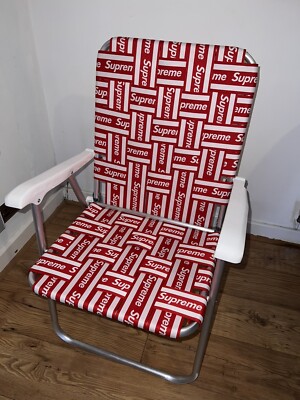 Supreme Lawn Chair Supreme Red Lawn Chair - Red | eBay UK