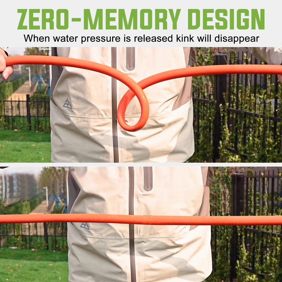 Manguera de jardín de alta resistencia YAMATIC 5/8" 600 PSI manguera de agua flexible peso ligero Foto 3 de 4