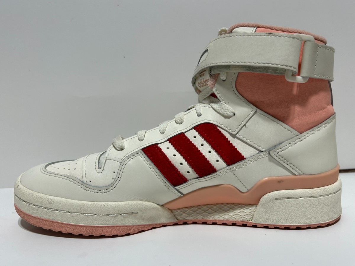 Size 8 - adidas Forum 84 High Off White Glow Pink | eBay