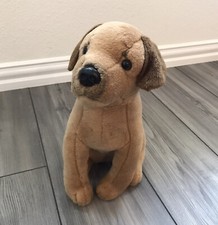 Circo Plush Realistic Golden Lab Puppy Dog Sitting Plush Brown Eye 12  HTF
