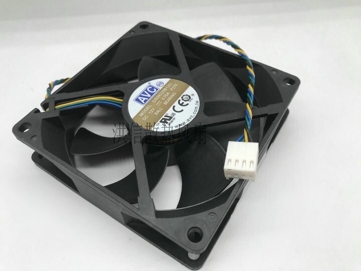 AVC 9225 DS09225B12U 12V 0.70A 9CM 9025 Axial Temperature Control PWM Fan