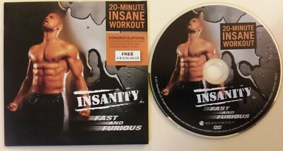 NO PLYOMETRIC CARDIO DISC) Beachbody INSANITY DVD 10-DISC LOT w