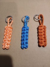 Paracord / Survival Key Chain Lot of 3