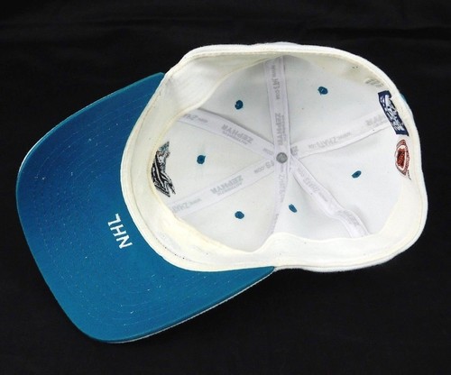 San Jose Sharks NHL Zephyr Z Fit M/L White Baseball Cap Hat Box Shipped - Picture 8 of 10