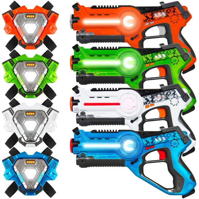 Armogear Infrared Laser Tag Blasters with Vest - Set of 4 for sale online | eBay