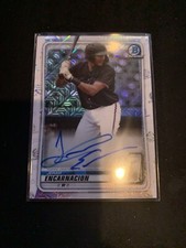 2020 Bowman Chrome Mojo Refractor Jerar Encarnacion Autograph Marlins