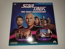 STAR TREK THE NEXT GENERATION Episodes 49  50 LaserDisc Laser Video Disc