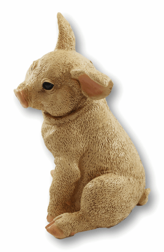 Figura Decorativa Animal Cerdito Colección Castagna De Resin H 22 CM - Imagen 3 de 5