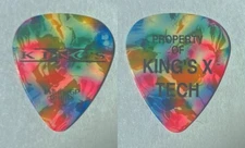 King's X Guitar Tech Multicolor Tour Guitar Pick