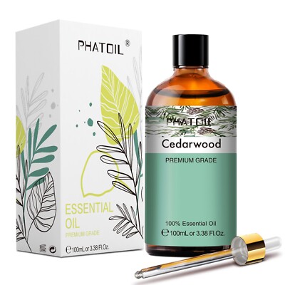 100ml Rein Natur Zedernholz Ätherisches Öl Aromatherapie Duftöl für Diffusor,DIY