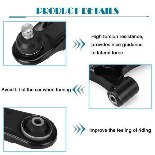 Front Left Right Lower Control Arms Ball Joints for 0717 Jeep Compass