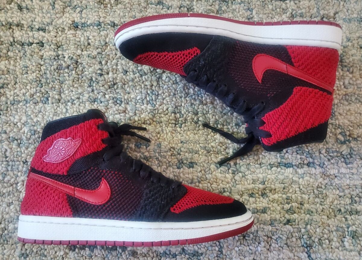 2017 NIKE AIR JORDAN 1 RETRO HIGH OG 1985 BRED FLYKNIT 2017 NIKE AIR JORDAN 1 RETRO HIGH OG 1985 BRED FLYKNIT