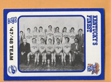 Kentucky Wildcats 1988 Card #133 1947-48 Team Adolph Rupp Ralph Beard 2V