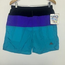 Vintage 1990  s BB Surf Multi-Color Shorts, Deadstock NWT, Size Large