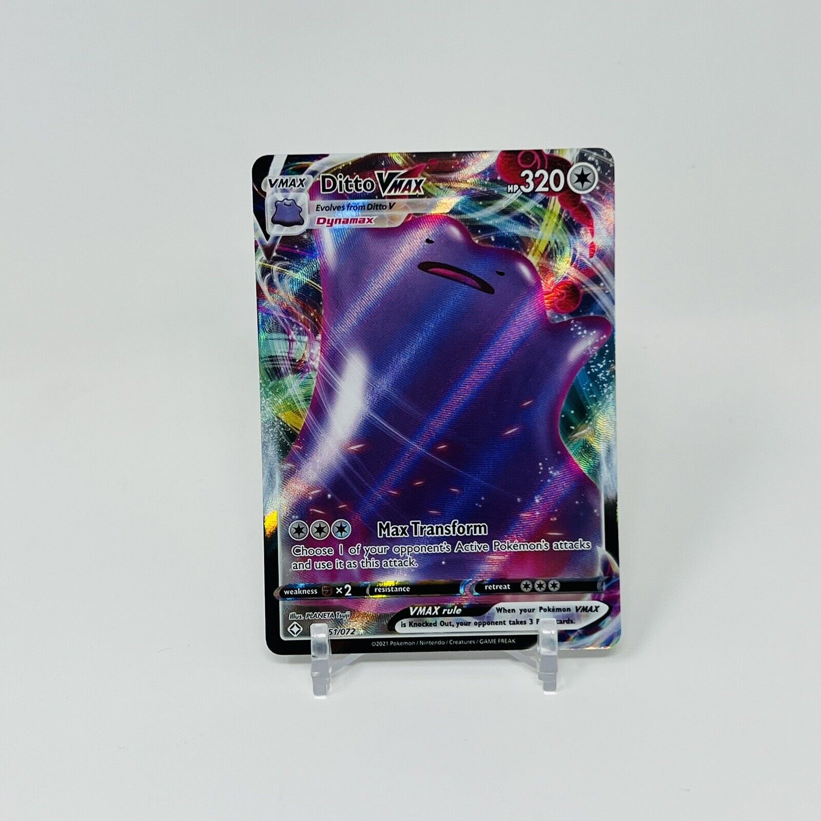 Pokemon Shining Fates Ditto VMAX #51 