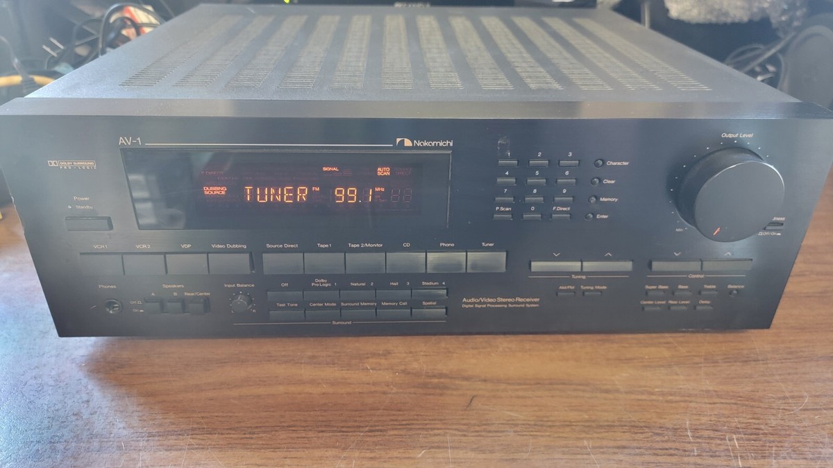 Nakamichi AV-1s オーディオ/ビデオレシーバー Nakamichi AV-1 Audio/Video Stereo Receiver | eBay