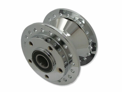 Chrome Front Wheel Hub 1 Bearings for Harley Davidson by V-Twin | eBay