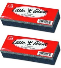 Quartet 804526 Little Giant Economy Chalkboard Eraser Felt 5w x 2d x 1h - 2 Pack