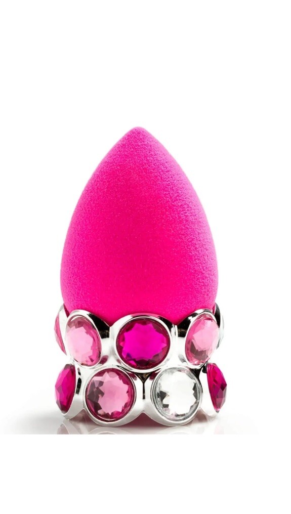 Beauty Blender Bling Ring Sponge and Holder NIB