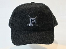 Rare Vtg Polo Ralph Lauren Golf Made In USA Wool Shield Crest Leather Sport Hat