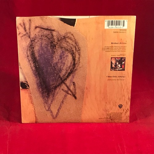 ROD STEWART Broken Arrow 1991 UK 7" vinyl single I Was Only Joking original 45 - Picture 2 of 4