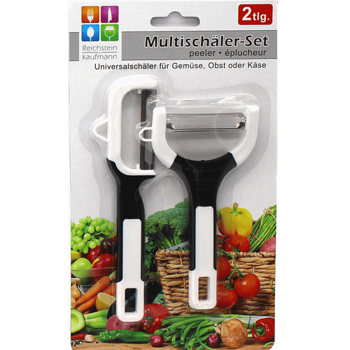 MultiPeeler Set 2 PC Black White Vegetable Peeler Fruit Peeler Kitchen Tools eBay