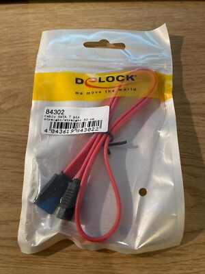 Delock 84302 SATA III Cable 50cm rot gerade-gerade