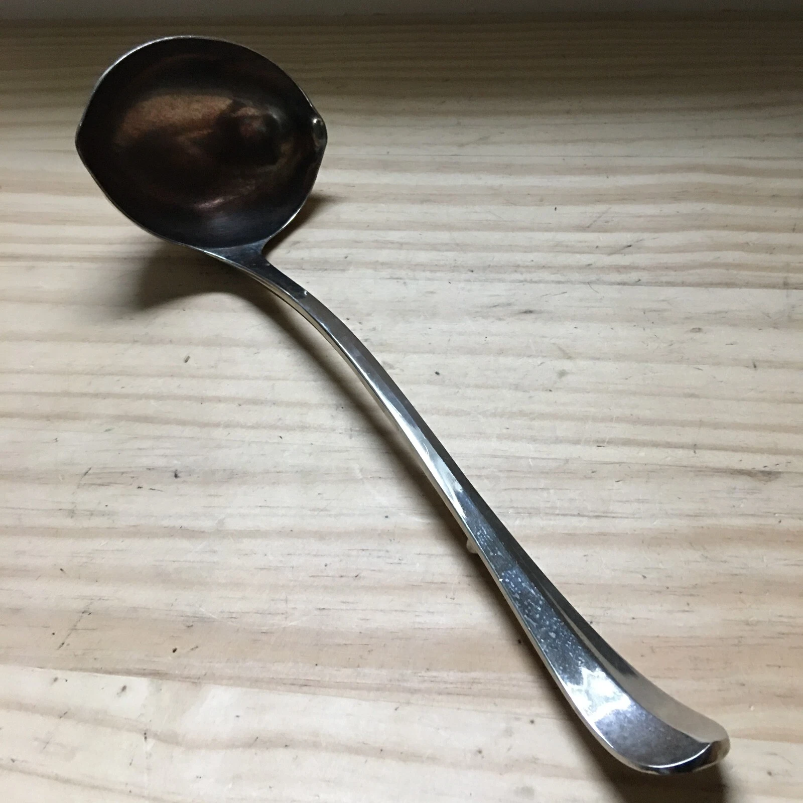 Vintage 1970s Silver Plated Gravy Sauce Server Ladle Spoon Made In Italy 12"L
Opens in a new window