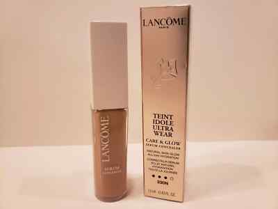 Lancome Teint Idole Ultra Wear Care & Glow Serum Concealer 330N ~ 0.43 fl oz NIB