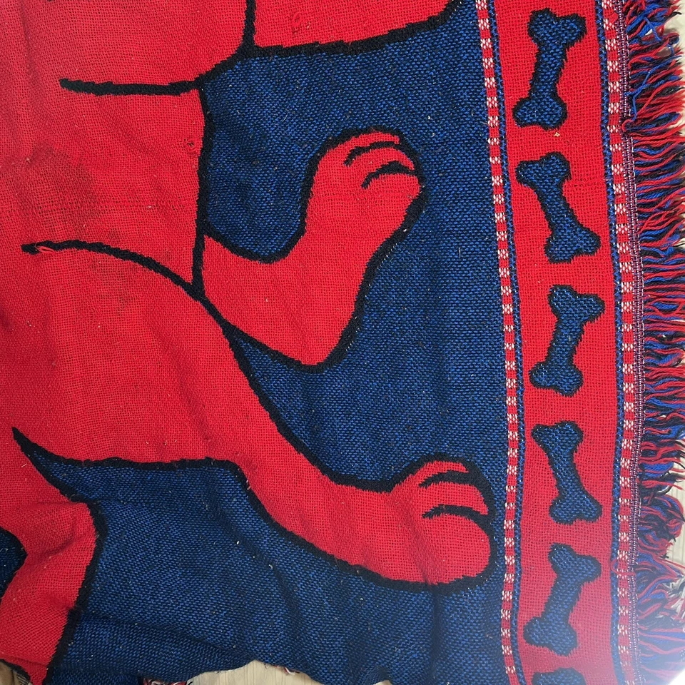 RARO Tapiz Manta Niños Perro Rojo Y2k Clifford el Grande Años 90 NW Co. Foto 4 de 4