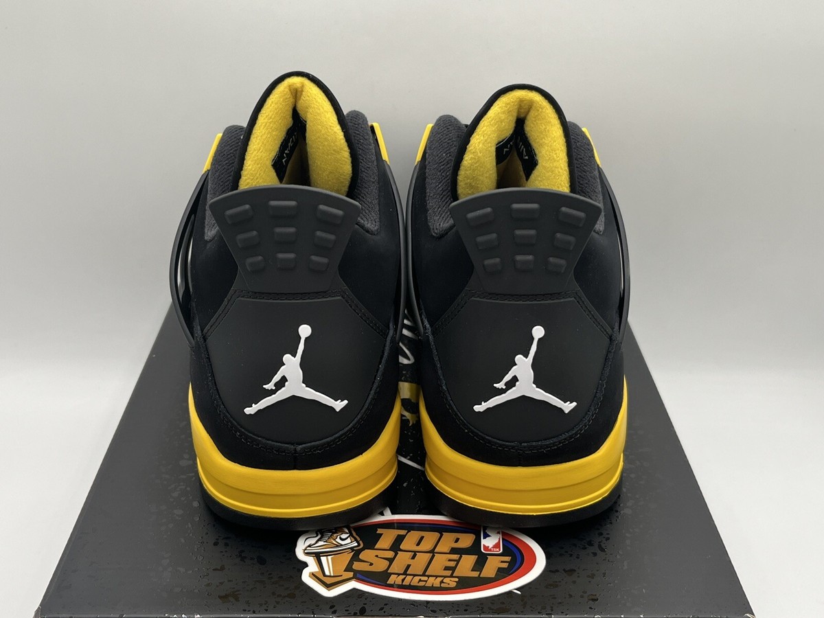 New Air Jordan 4 Thunder 2023 Size 13 Rare Retro Authentic New Air Jordan 4 Thunder 2023 Size 13 Rare Retro Authentic