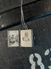 Antique Napoleon Photo Book Locket Paris Travel Memorabilia