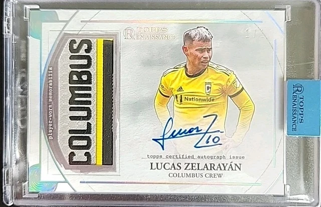 Lucas Zelarayan 2022 Topps MLS Renaissance MLS Auto Relic Patch #AR-LZ4 #1/1