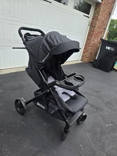 Baby Trend Stroller Sit N Stand with Ultra Seat Belt Harness Black