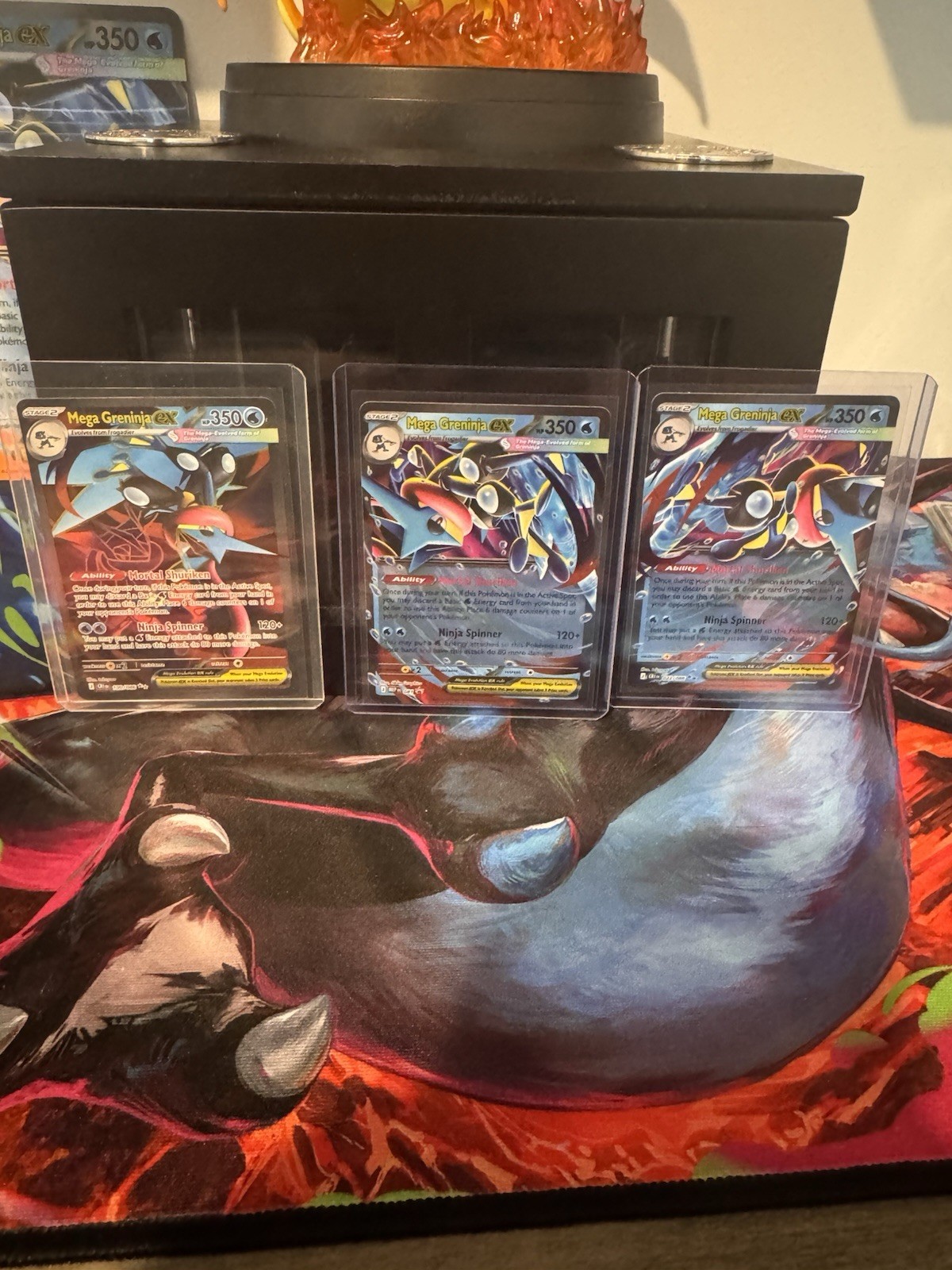 Pokémon TCG Mega Greninja Ex Set Of 3 100/86 22/86 Black Star Promo 081