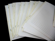 White Ruled Loose Refill Pages Creative Memories White 15 sheets /30 pages