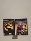 Playstation 2 Games Lot Of 2 Mortal Kombat Perception ~ Spider Man Friend Or Foe