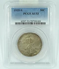 1935-S PCGS AU53 Walking Liberty Half Dollar