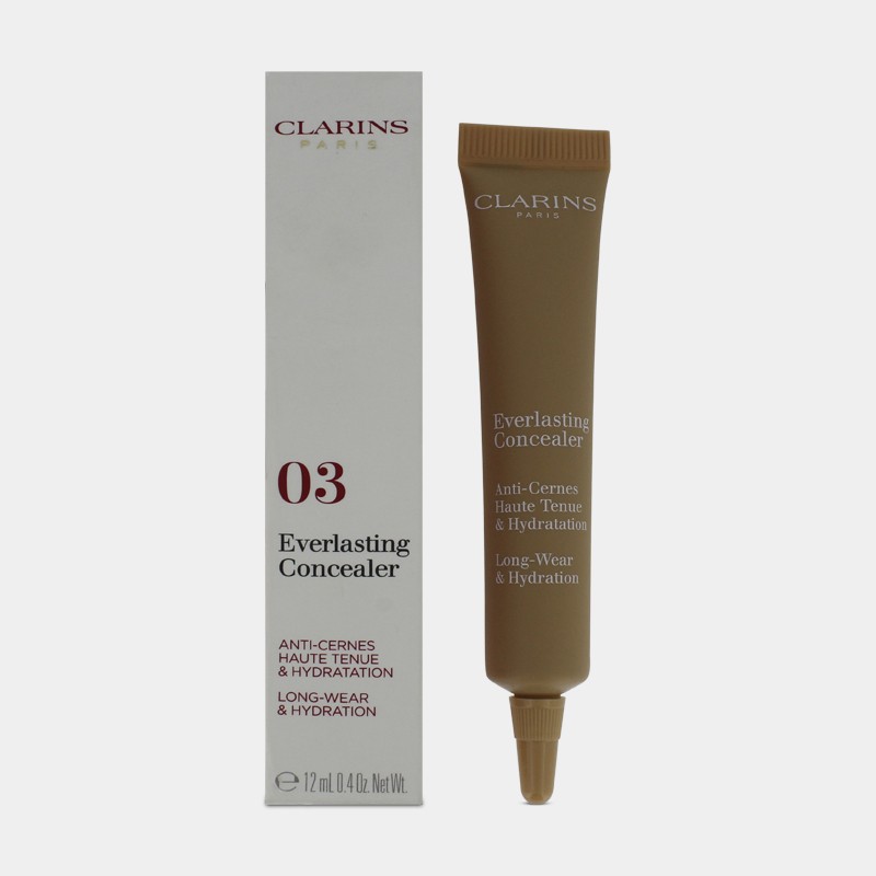 Clarins Everlasting Concealer 03 Medium Deep 12ml Long-Wear Coverage