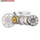 Sprung Clutch Twin Disc Kit & Light Flywheel For 2008-14 Mitsubishi Evo X 4B11