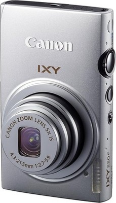 Canon IXY 220F Digital Camera Silver 12.1MP 10x Zoom Wi-Fi Tested Japan Used