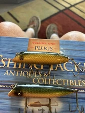 2 VINTAGE SOUTHBEND TOPWATER BAITS. 1 BASS O BITE & 1 BASS O RENO. 2 NICE CLRS**