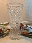 Vintage Waterford Crystal Glandore 8" Flower Vase Wedding Decor Gift Mothers Day