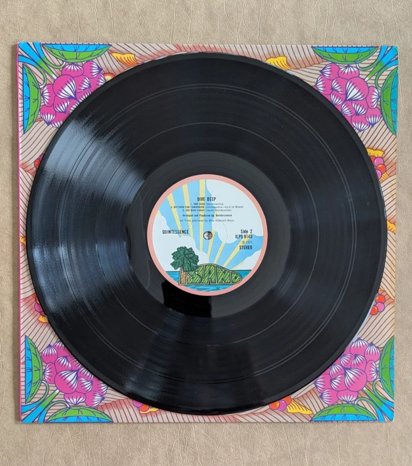 QUINTESSENCE ULTRA-RARE MINT UK FIRST PRESSING 'DIVE DEEP' CLASSIC PSYCH ROCK! - Image 3 of 4