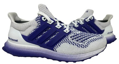 Adidas Woman's Ultraboost Lace Up Athletic Running Shoes Ppl/Wht/Bl Size:7 88K
