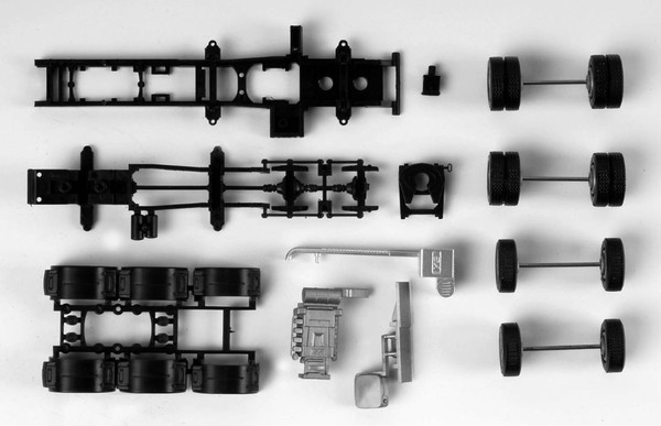 Herpa, Ersatzteile FüR MAN TGX 680 4-Achs-Fahrgestell – 2 StüCk, 1/87, HER083157-image