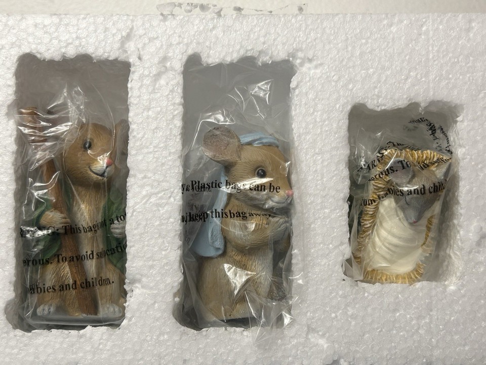 Christmas Roman Mouse Pageant Nativity Figure Set | eBay